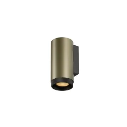 Luminaria de pared GRIP! L WL UP OR DOWN de 1 llama, directa GU10 IP20, color bronce, negro
