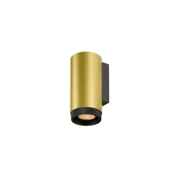 Luminaria de pared GRIP! L WL UP OR DOWN de 1 llama, directa GU10 IP20, dorado, negro