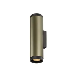 Luminaria de pared GRIP! L WL UP/DOWN Arriba-Abajo, de 2 llamas, directo / indirecto GU10 IP20, color bronce, negro