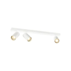Luminaria de techo ENOLA 2.0 M CL TRIPPLE QPAR51 LONG de 3 llamas, lang, asimétrico, con portalámpara GU10 IP20, blanco