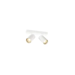 Luminaria de techo ENOLA 2.0 M CL. DOUBLE GU10 QPAR51 de 2 llamas, simétrico, con portalámpara GU10 IP20, blanco