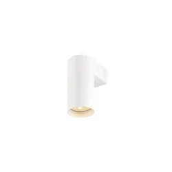 Luminaria de pared ENOLA 2.0 M WL SINGLE GU10 QPAR51 de 1 llama, con portalámpara GU10 IP20, blanco