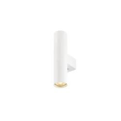 Luminaria de pared ENOLA 2.0 S WL DOUBLE PAR11 de 2 llamas, con portalámpara GU10 IP20, blanco