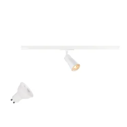 Foco monofásico PURI 2.0 CONE 1PH SET  juego de 1, con portalámpara GU10 IP20, blanco regulable