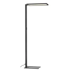Luminaria de pedestal WORKLIGHT 2.0 FL UP/DOWN con regulador táctil, en forma de U, UGR < 13 IP20, negro regulable