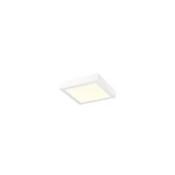 wall and ceiling luminaire SENSER 2.0 24 CW SQUARE PHASE CCT square, CCT Switch IP20, white dimmable