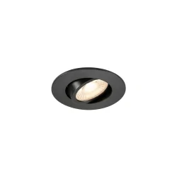 Downlight empotrable UNIVERSAL DOWNLIGHT SLIM PHASE IP50/IP65, negro regulable