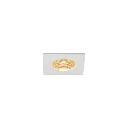 Luminaria empotrable para techos PATTA-I SQUARE angular, rígido IP65 / IP20, blanco regulable