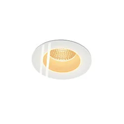Luminaria empotrable para techos PATTA-F ROUND redondo, rígido, retroceder IP65 / IP20, blanco regulable