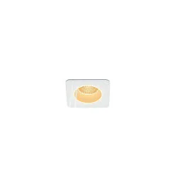 Luminaria empotrable para techos PATTA-F SQUARE angular, rígido, retroceder IP65 / IP20, blanco regulable