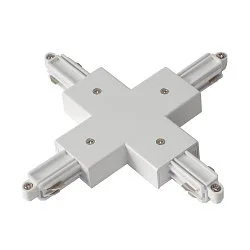 Conector en X monofásico versión de montaje en superficie, blanco