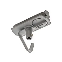 Adaptador monofásico eléctrico, gris plateado