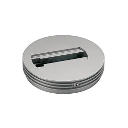 Roseta de techo monofásico, gris plateado