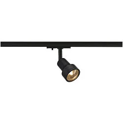 Foco monofásico PURI TRACK ajustable GU10 IP20, negro regulable
