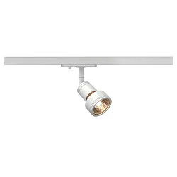 Foco monofásico PURI TRACK ajustable GU10 IP20, blanco regulable