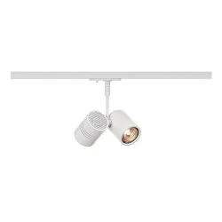 Foco monofásico BIMA 2 de 2 llamas, incl. adaptador monofásico, ajustable GU10 IP20, blanco regulable