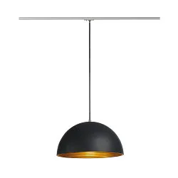 Luminaria colgante de 1 fase FORCHINI M E27, dorado, negro