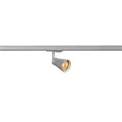 Foco monofásico AVO incl. adaptador monofásico GU10, gris plateado