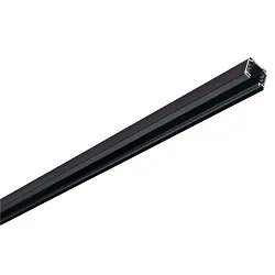 Raíl de montaje trifásico EUTRAC 2M SURFACE, negro