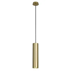 Luminaria colgante ENOLA B PD-1 abajo, cilíndrico GU10 IP20, latón regulable