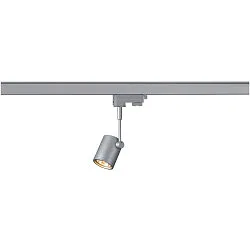 Foco trifásico BIMA 1 GU10 incl. adaptador trifásico GU10, gris plateado