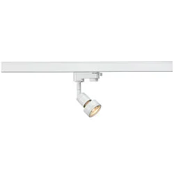 Foco trifásico PURI TRACK ajustable GU10 IP20, blanco regulable