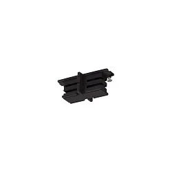 Conector aislante trifásico S-TRACK aislado, versión de montaje en superficie, universal, negro