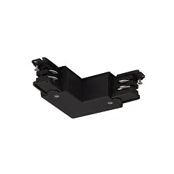 Conector en L trifásico S-TRACK ON/OFF versión de montaje en superficie, tierra afuera, con posibilidad de alimentación