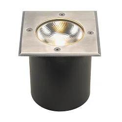 Premium LED Outdoor Floor recessed luminaire ROCCI 125 SQUARE, IP67, stainless steel 316, 8.6W 120° 3000K 580lm