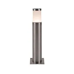 Luminaria de pie para exteriores TRUST E27 IP55, acero inoxidable