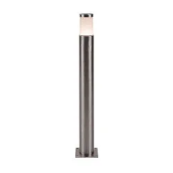 Luminaria de pie para exteriores TRUST E27 IP55, acero inoxidable