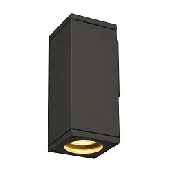 Luminaria de pared para exteriores THEO WALL OUT angular GU10 IP44, antracita