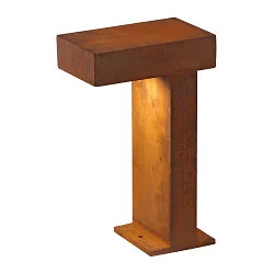 Outdoor Floorlamp RUSTY PATHLIGHT, IP44, height 40cm, GX53 TCR-TSE max. 9W, FeCSi steel rust color