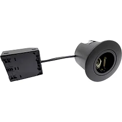 Luminaria empotrable QUICK INSTALL G2 redondo GU10 IP44, negro 