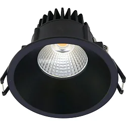 Luminaria empotrable VELIA redondo IP44, blanco mate regulable 11W 2700K
