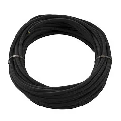Tubo de PVC 3 polos, negro