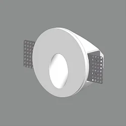 wall recessed luminaire THRILLER round IP20, white 