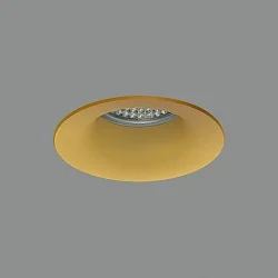 recessed luminaire WINKA GU10 IP20, gold, opal  CRI >80