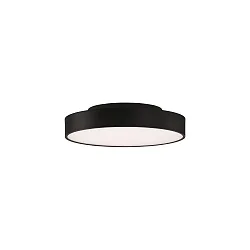 Luminaria de techo ROMA 3974/40 con difusor IP20, negro