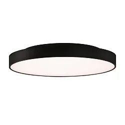 Luminaria de techo ROMA 3974/60 con difusor IP20, negro