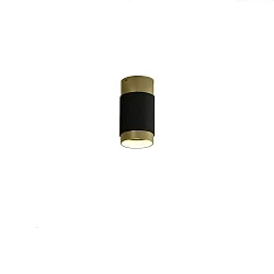 Luminaria de techo LUX 3989/6 IP20, dorado, negro brillante