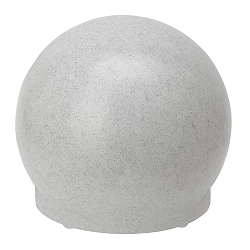 ball luminaire PLUG-N-PLAY Ø 300MM with lamp socket E27 IP65, light grey, melange