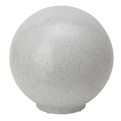 ball luminaire PLUG-N-PLAY Ø 500MM with lamp socket E27 IP65, light grey, melange