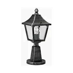 Luminaria de zócalo TYPE NO 0540 angular E27 IP44, marrón, latón satinado regulable