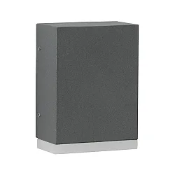 LED Outdoor Wall luminaire Type No. 0325, IP44, 230V AC/DC, 3.2W 3000K 330lm, cast alu acrylic glass, anthracite