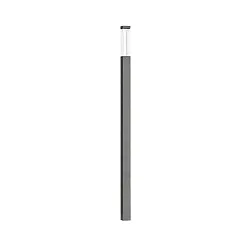Luminaria de pie para exteriores TYPE NO 0868 asimétrico IP54, antracita, transparente regulable