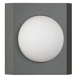 wall and ceiling luminaire TYPE NO 6116 E27 IP44, anthracite dimmable
