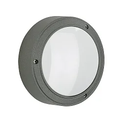 outdoor wall luminaire TYPE NO 6337 IP65, anthracite, opal dimmable