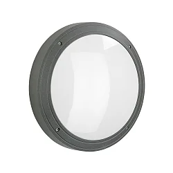 outdoor wall luminaire TYPE NO 6338 IP65, anthracite, opal dimmable