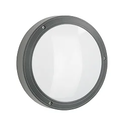 outdoor wall luminaire TYPE NO 6339 IP65, anthracite, opal dimmable
